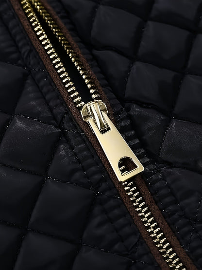 Emma | Recycled Padded Down Jacket with Zip and Pockets