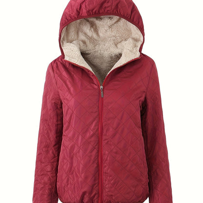 Emma | Padded Jacket with Zip and Hood