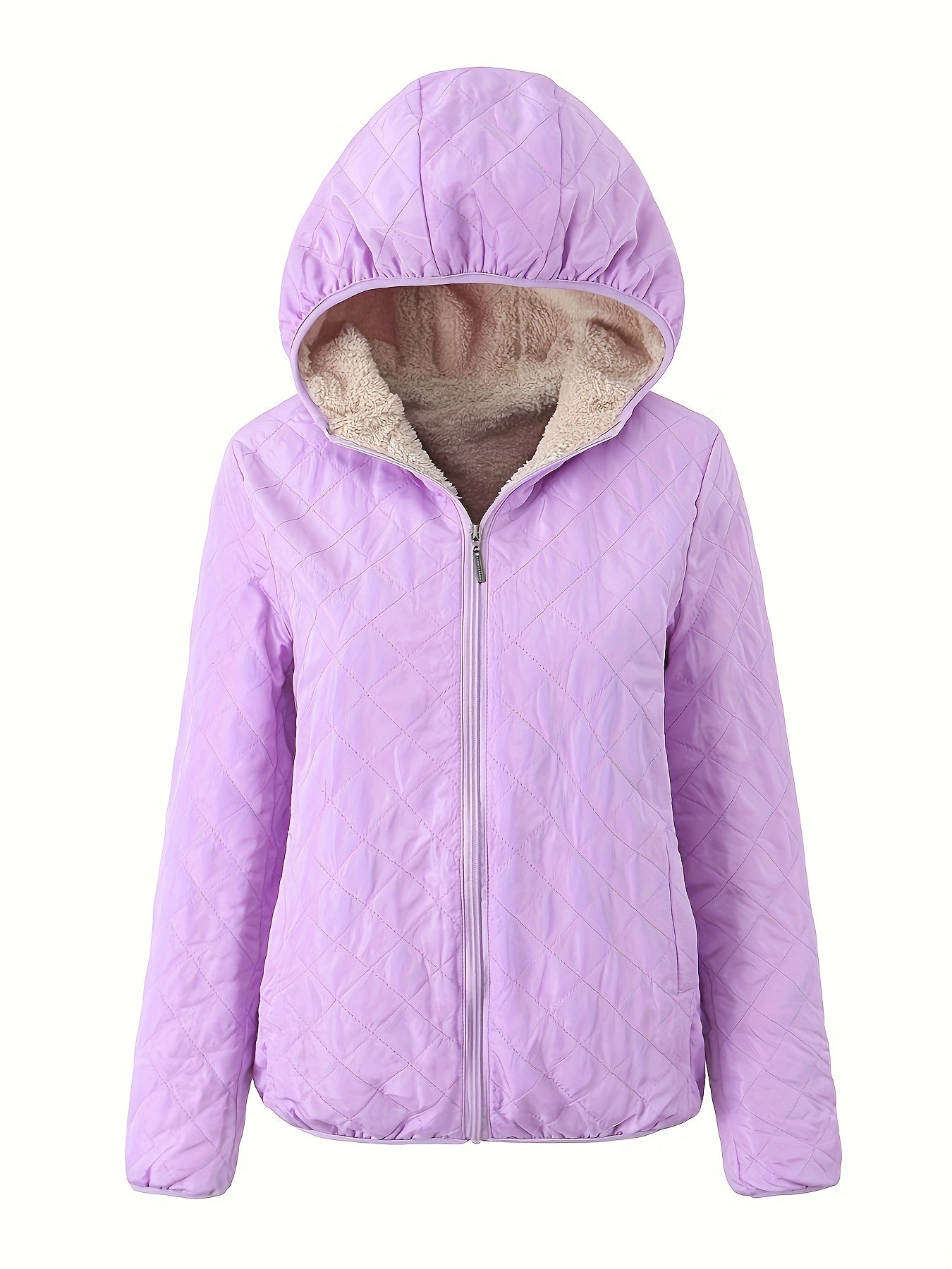 Emma | Padded Jacket with Zip and Hood