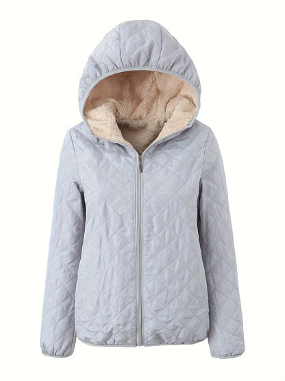 Emma | Padded Jacket with Zip and Hood