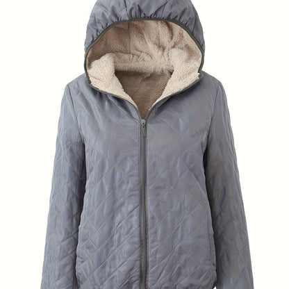 Emma | Padded Jacket with Zip and Hood
