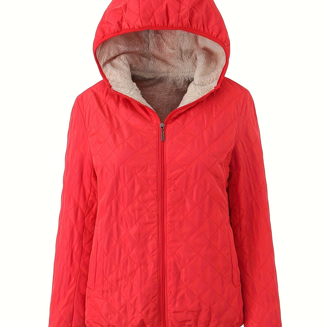 Emma | Padded Jacket with Zip and Hood