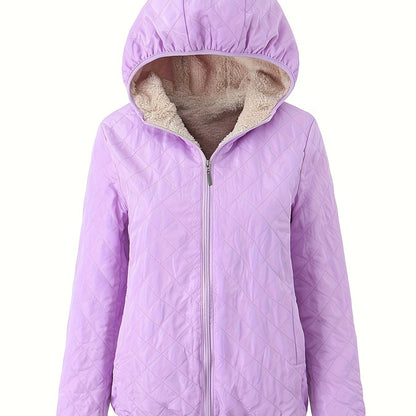 Emma | Padded Jacket with Zip and Hood