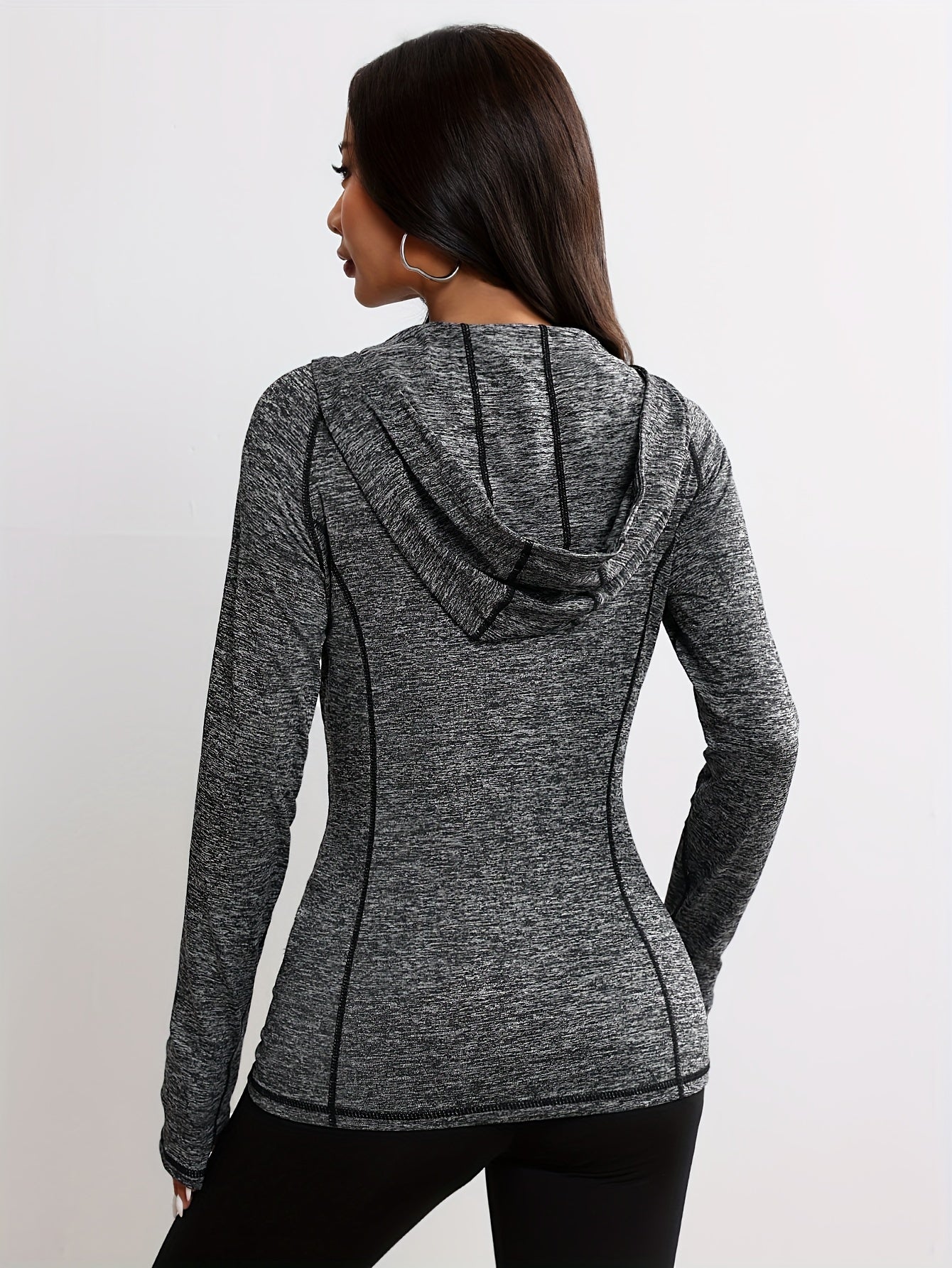 Emma | Sports jacket with hood and stripe detail