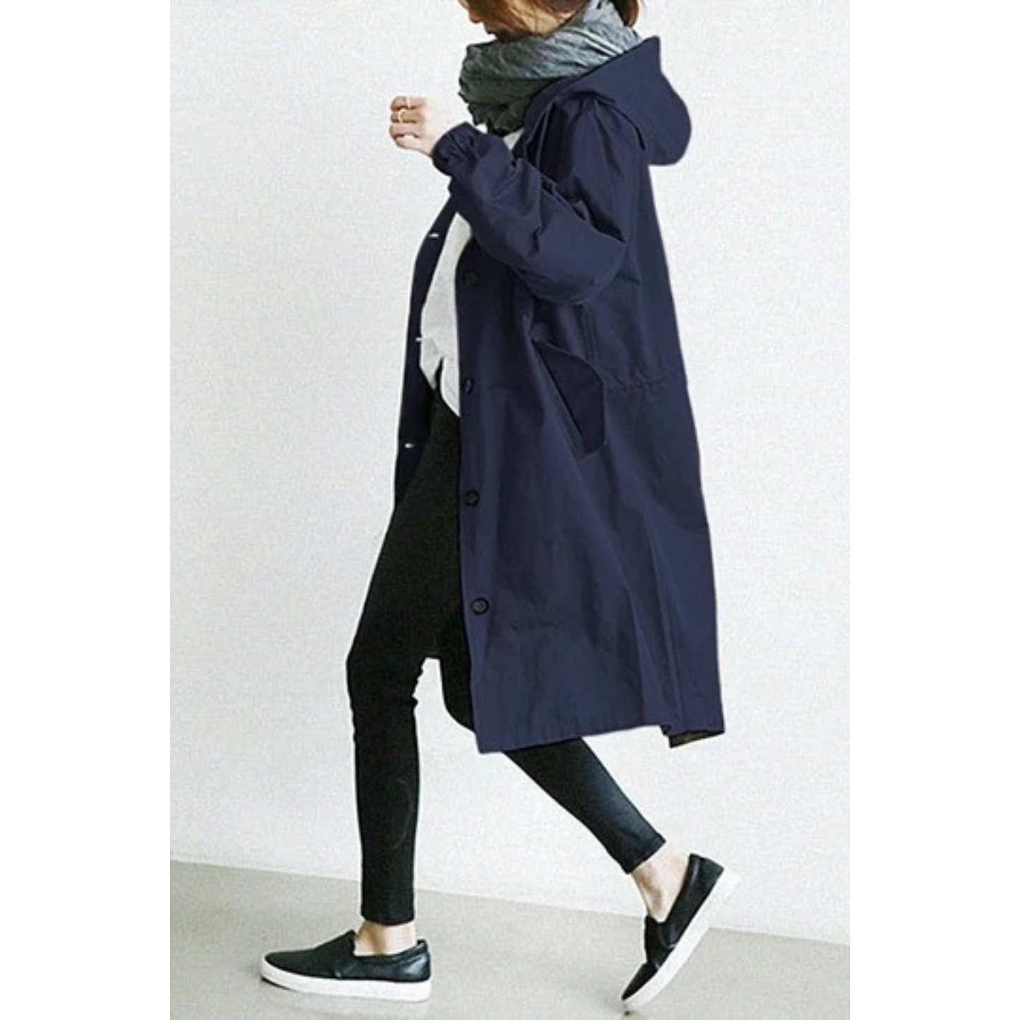 Esmée | Long ladies' trench coat in various colours