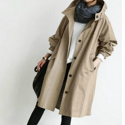 Esmée | Long ladies' trench coat in various colours