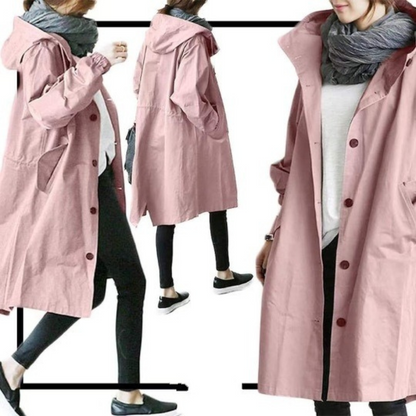 Esmée | Long ladies' trench coat in various colours