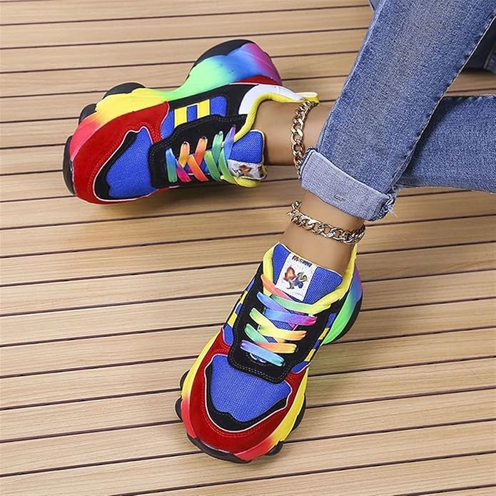 Eva | Comfortable Multicoloured Sneakers