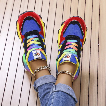 Eva | Comfortable Multicoloured Sneakers