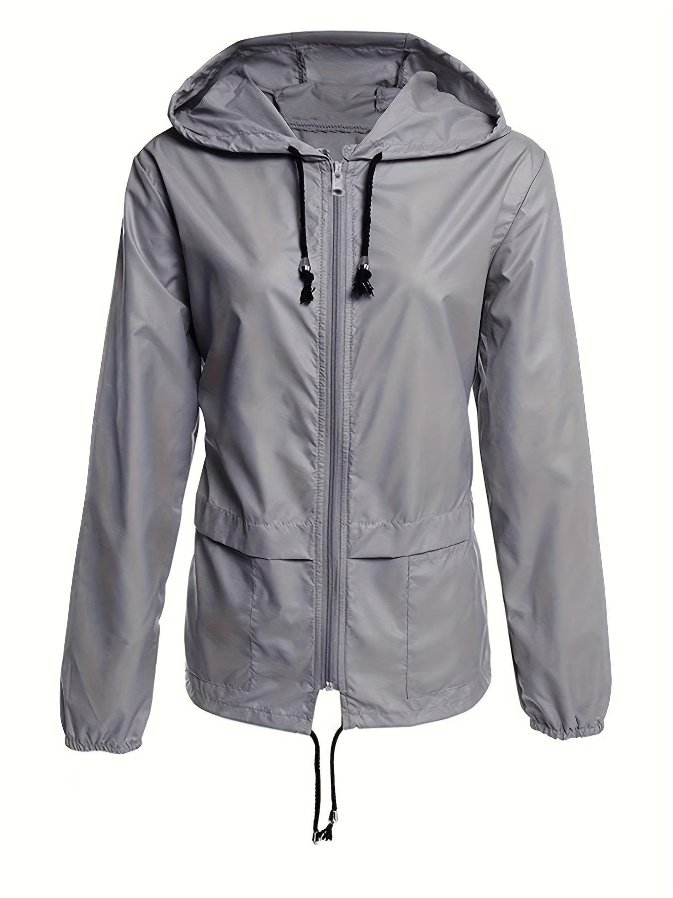 Eva | Plain Colour Windbreaker with Long Sleeves
