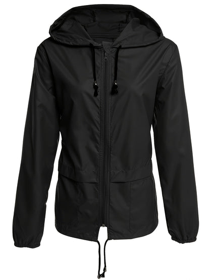 Eva | Plain Colour Windbreaker with Long Sleeves