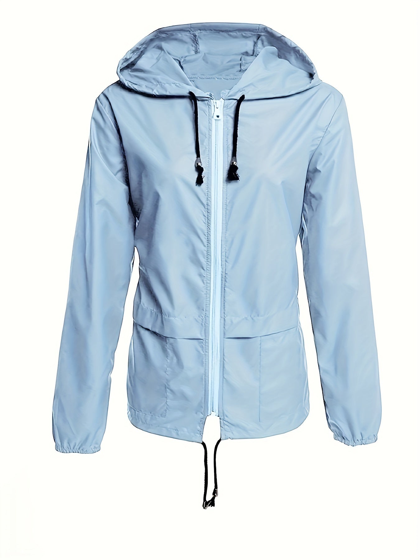 Eva | Plain Colour Windbreaker with Long Sleeves