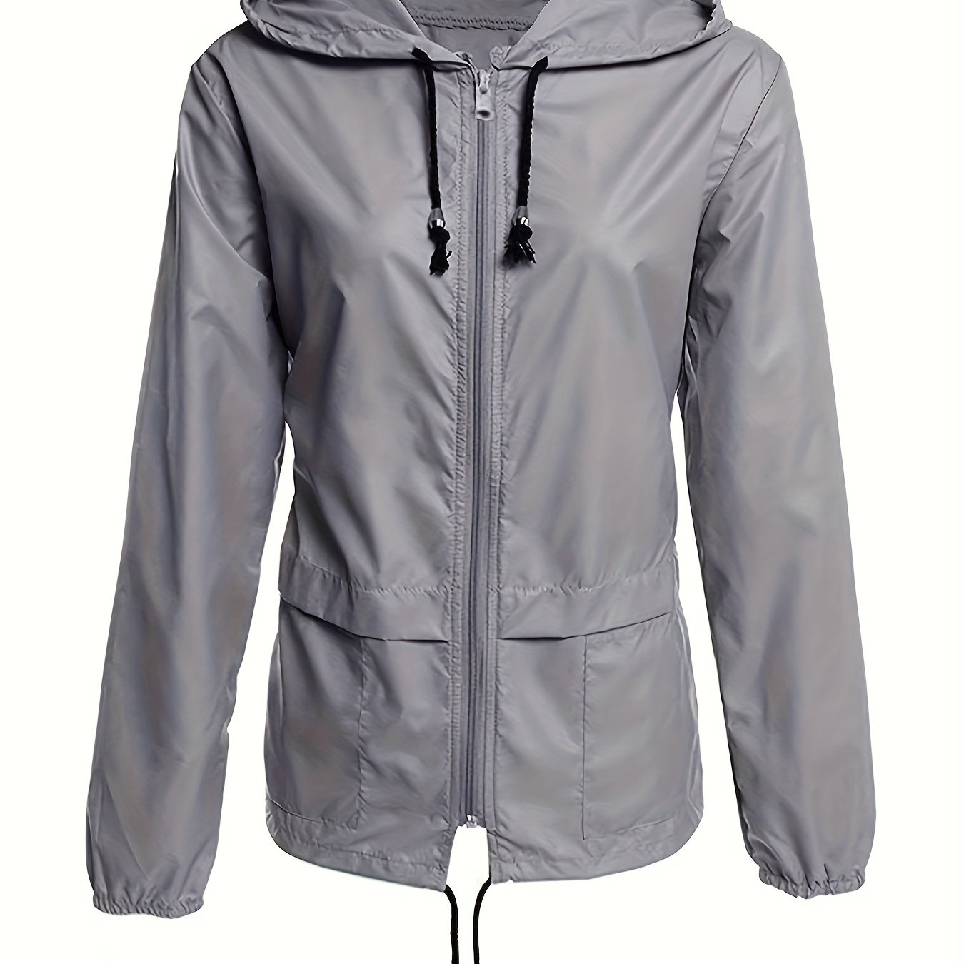 Eva | Plain Colour Windbreaker with Long Sleeves