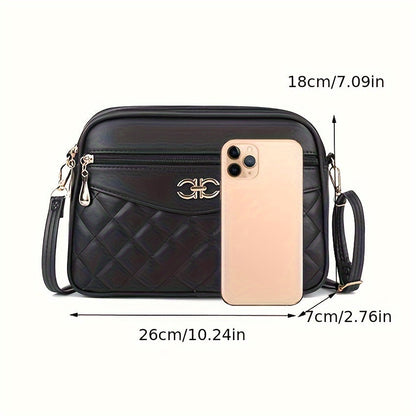 Eva | Large Multicoloured Shoulder Bag with Fashionable Design