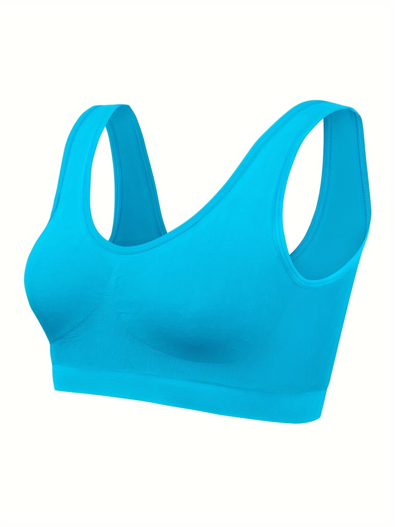 Eva | Set of 3 Plain Tank Tops and Seamless Sports Bra