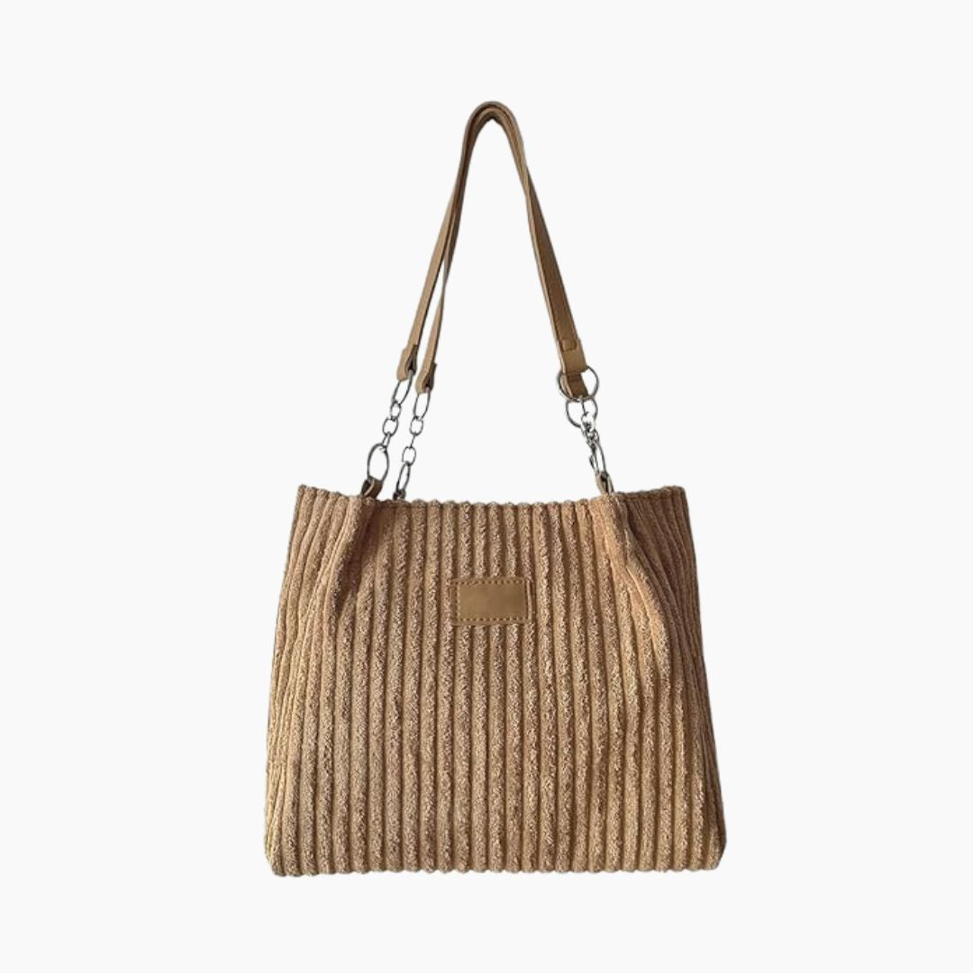 Eva | Stylish Shoulder Bag in Black Leather