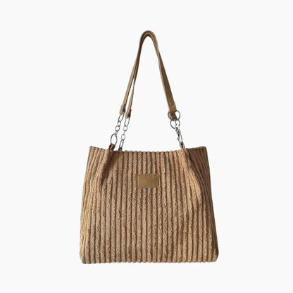 Eva | Stylish Shoulder Bag in Black Leather