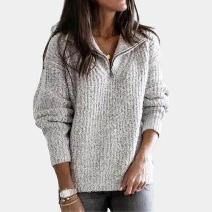 Evelien | Women's Jumper with Half Zip