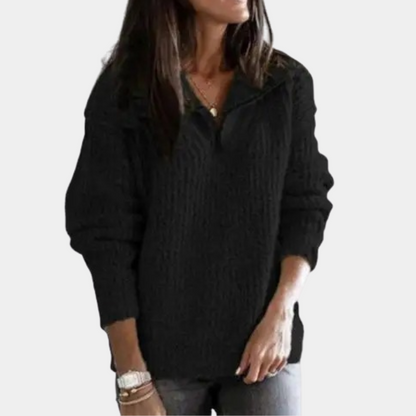 Evelien | Women's Jumper with Half Zip