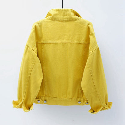 Evi | Yellow Denim Jacket