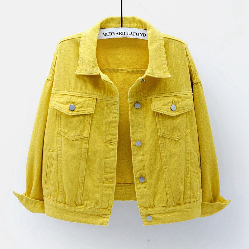 Evi | Yellow Denim Jacket