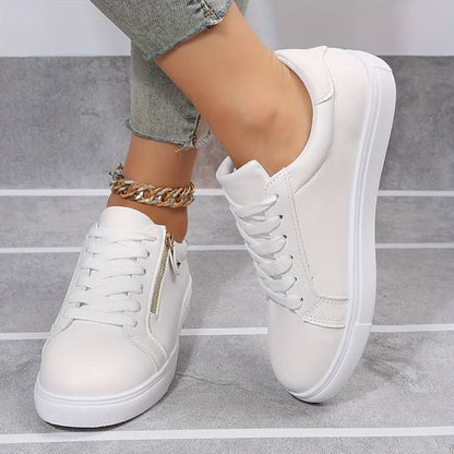 Evie | Leather shoes with bow fastening