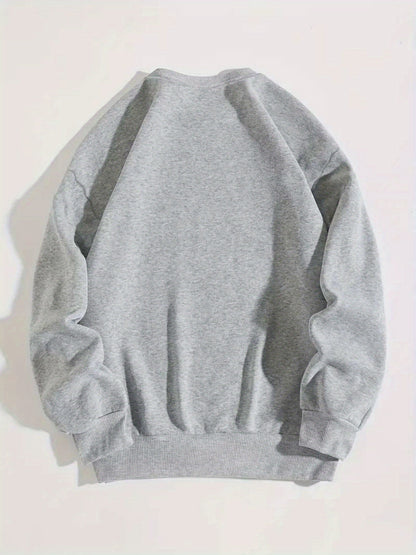 Eziah | Festive Reindeer Print Men's Sweatshirt