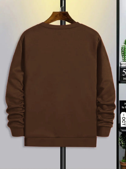 Eziah | Festive Reindeer Print Men's Sweatshirt
