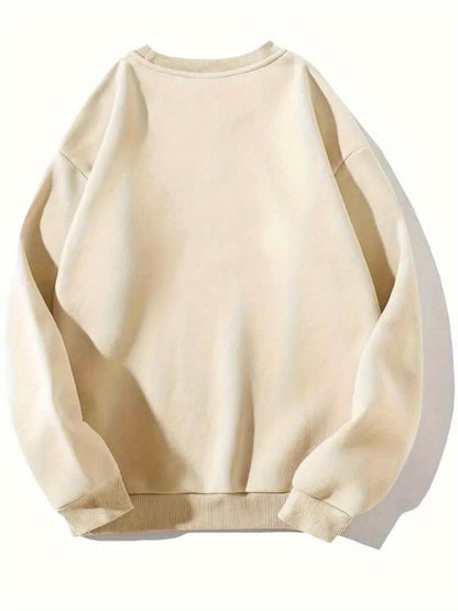 Eziah | Festive Reindeer Print Men's Sweatshirt