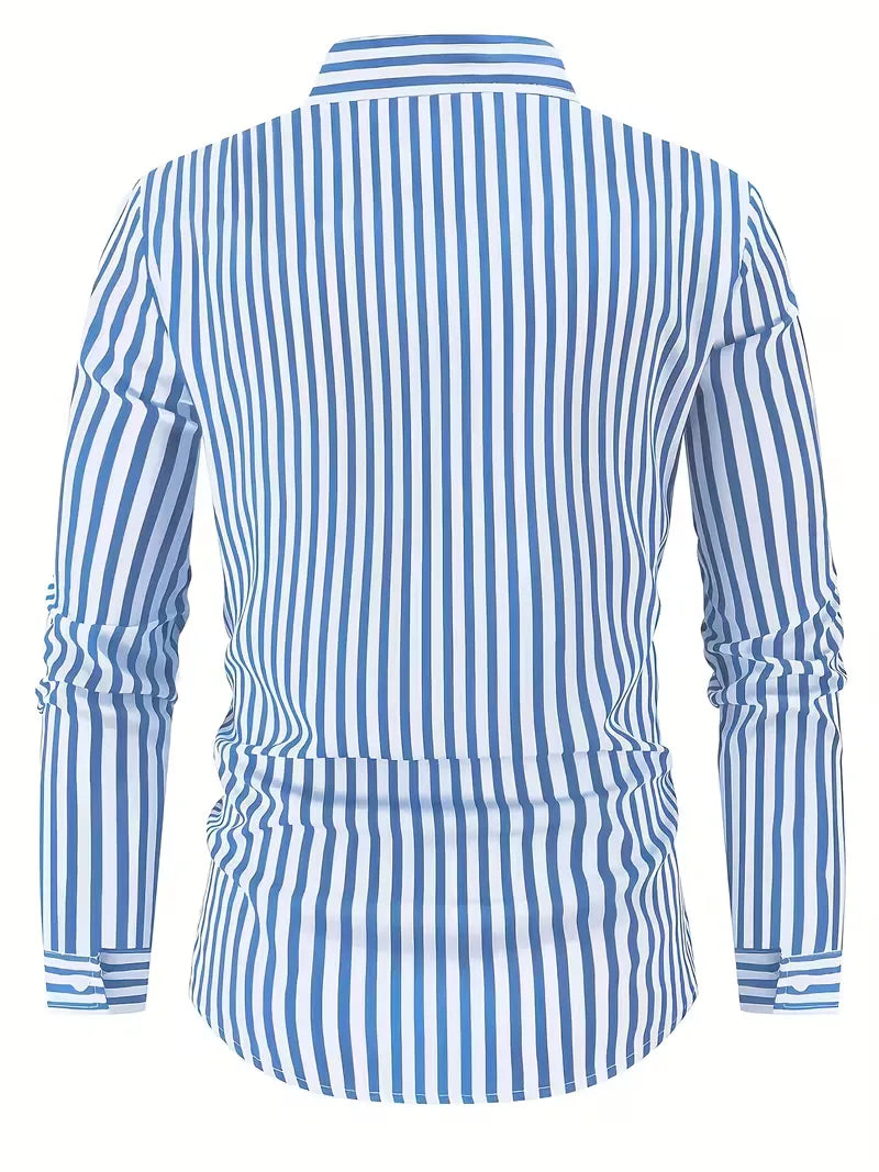 Smart shirts with vertical stripes