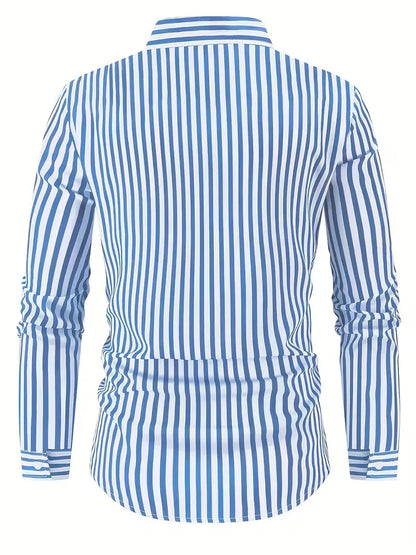Smart shirts with vertical stripes