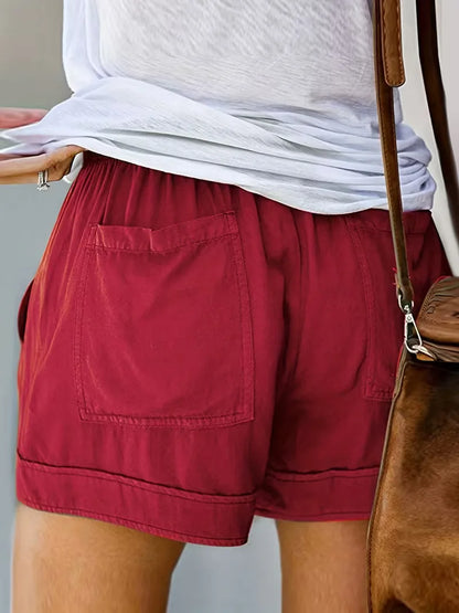 Shorts with Elastic Waistband