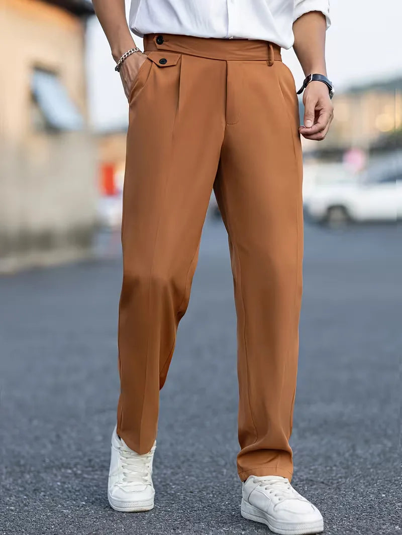 Straight Leg Trousers