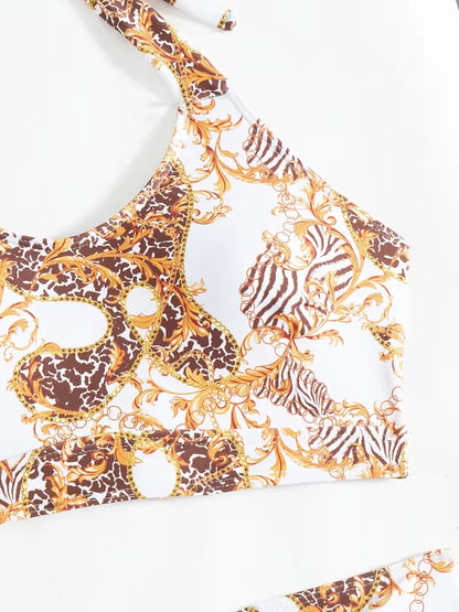 Cover-up with Halter Neck and Shorts