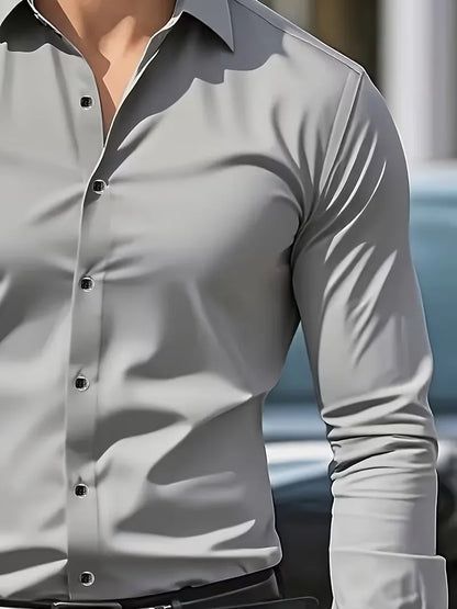Smart shirts slim fit mandarin collar