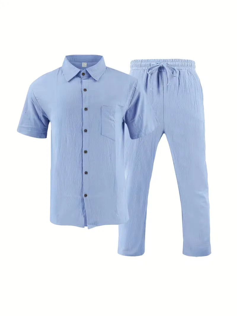 Summer Clothing Set with Short Sleeves