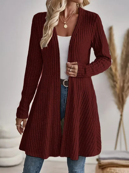 Black cardigan with V-neck