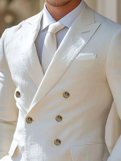 Colbert slim fit met dubbele knopen