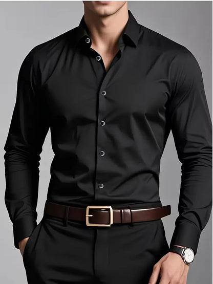 Smart shirts slim fit mandarin collar