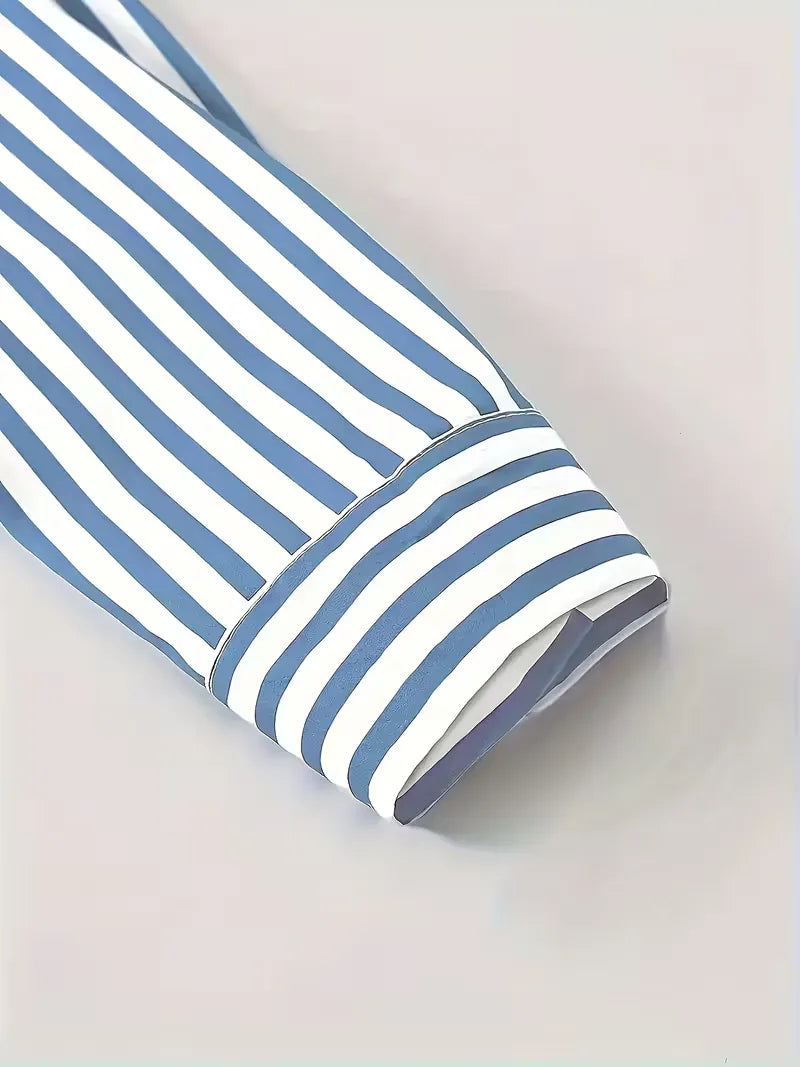 Smart shirts with vertical stripes