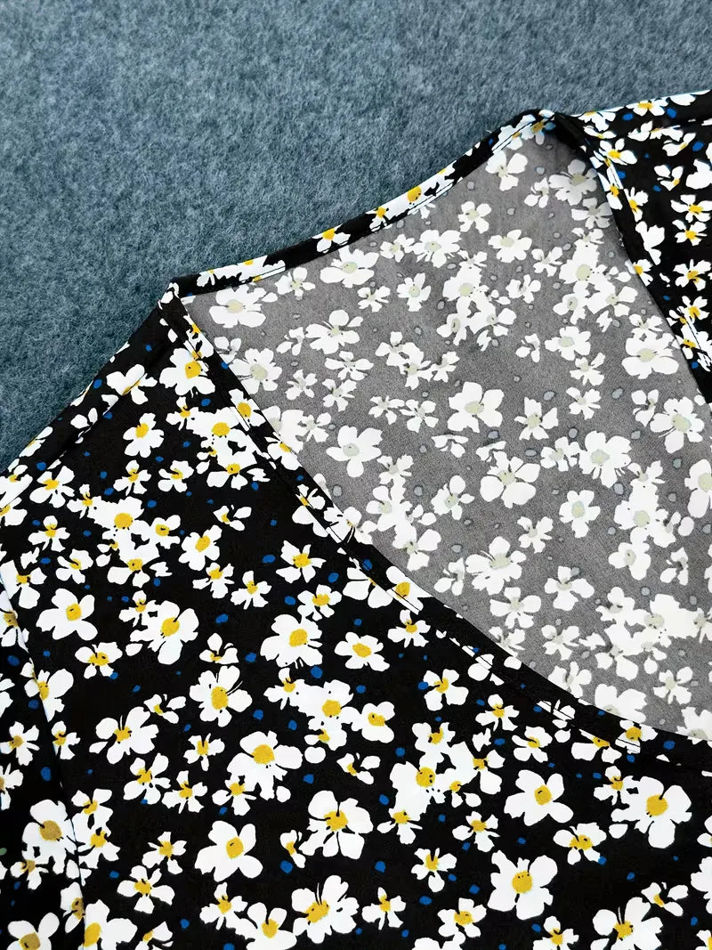 Floral Print Crop Top