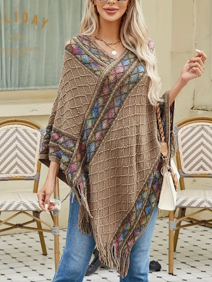 Oversized V-neck Jumper