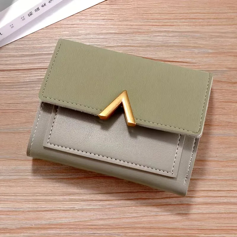 Wallet with V-shaped Closure