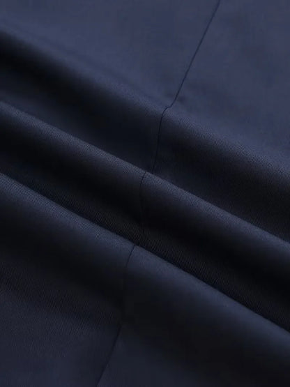 Slim Fit Blazer with Mandarin Collar