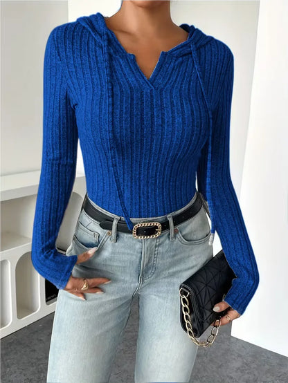 Hooded Bodysuit with Long Sleeves