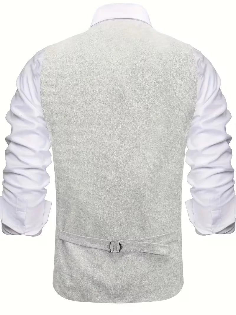 Waistcoat with V-neck and Buttons