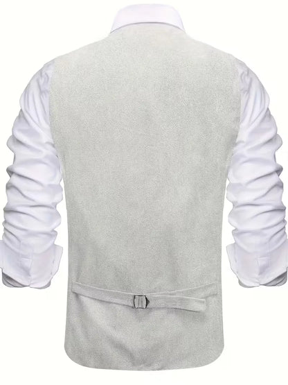 Waistcoat with V-neck and Buttons