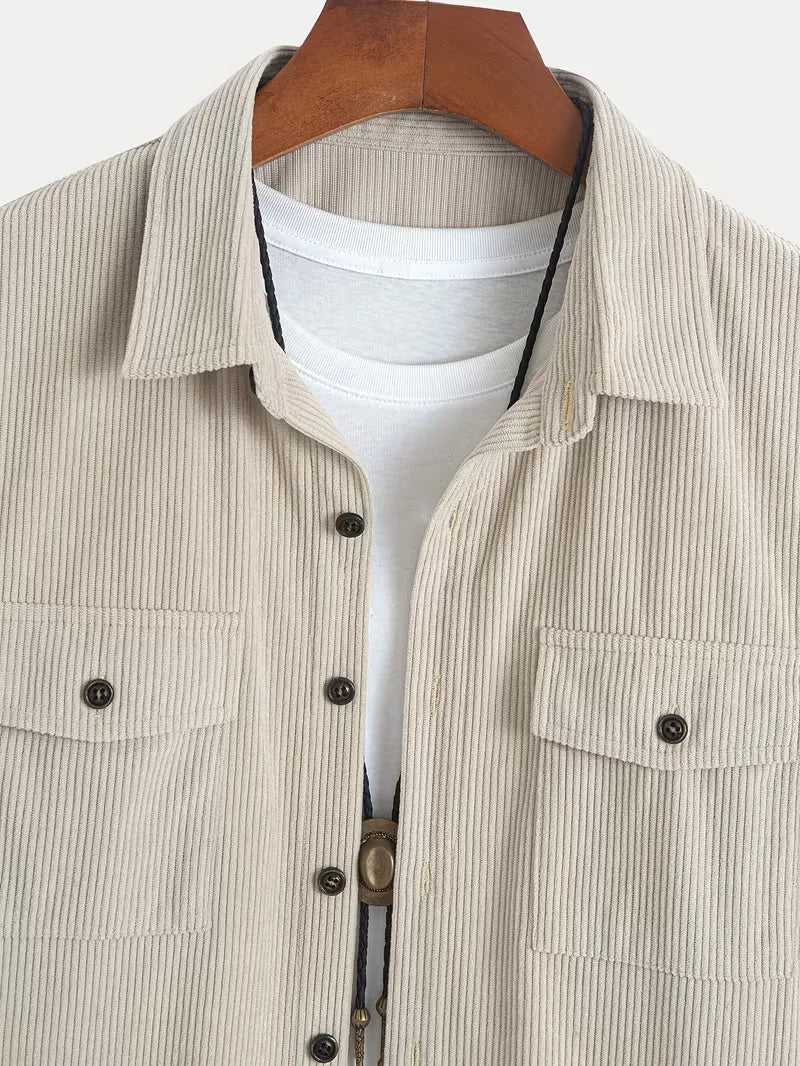 Shorts with Button-Up Shirt