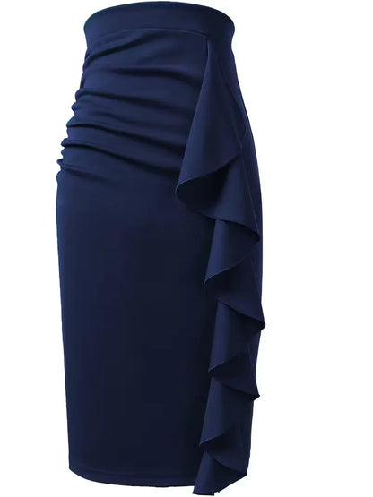 Pleated Skirt with High Waist