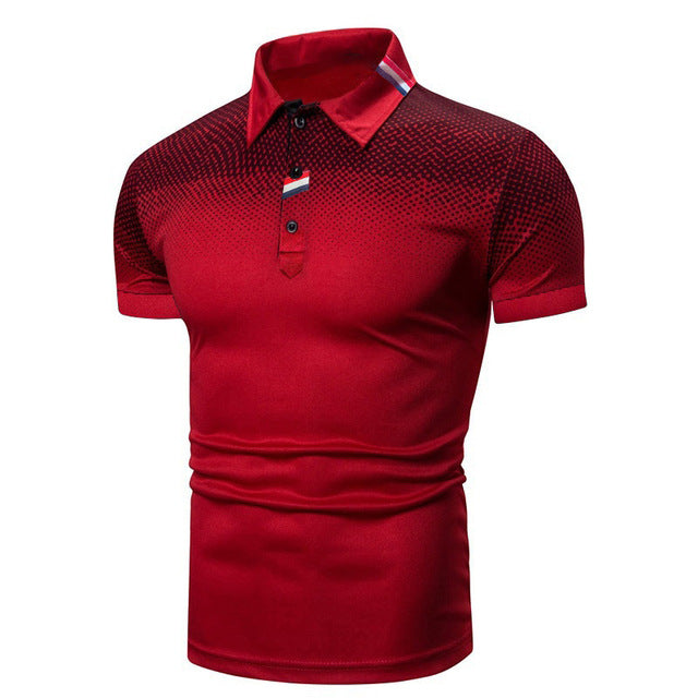 Felix | Men's Polo Shirt with Short Sleeves and Ribbed Collar